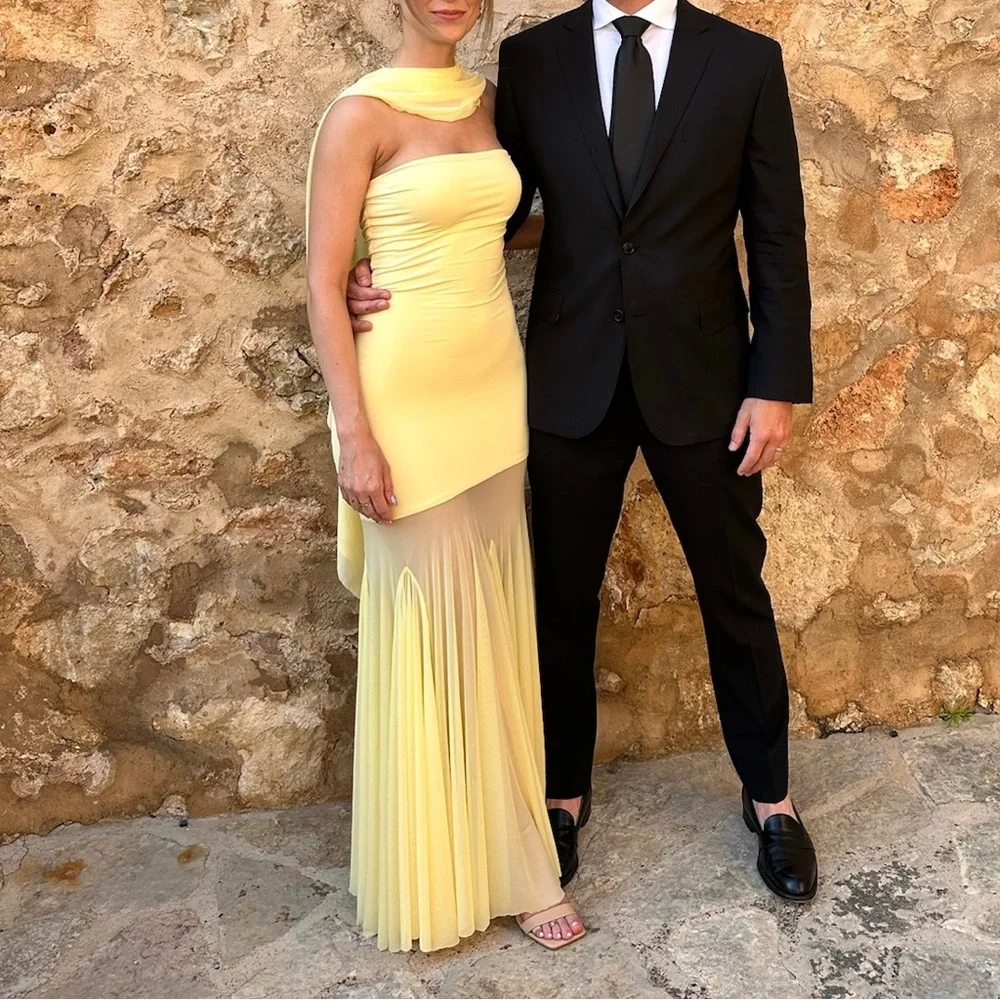 Deme by Gabriella - Dahlia Gown - Butter Yellow - Picture 3 of 6
